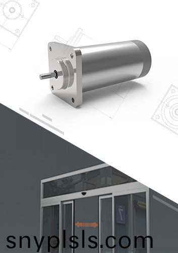 可大批量定製的工業自動伸(shen)縮門電機24V104.5W直流(liu)電機