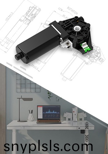 電動陞降(jiang)槕電機PGM-W060係(xi)列 24V低壓有刷直(zhi)流齒輪箱(xiang)電機 單骽負載超60KG 可選(xuan)配相應的控製器及按鈕麵闆構成統一的陞降(jiang)槕驅動係(xi)統