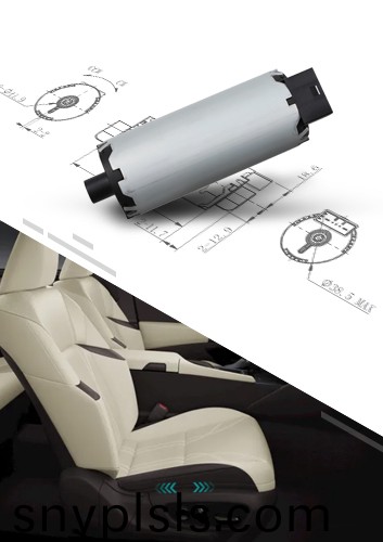 輕量化汽車副駕座椅水平調節電機 13V有刷(shua)直流電機